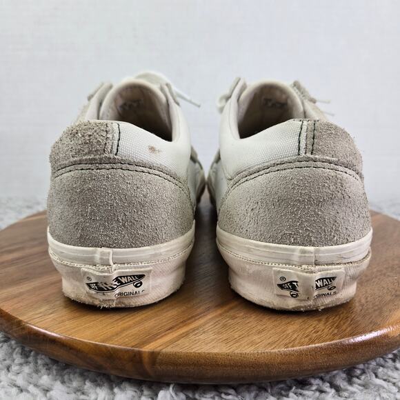 Vans x Notre OG Old Skool White Marshmallow Suede Canvas Daily Sneaker Mens 10.5 - Picture 2 of 15